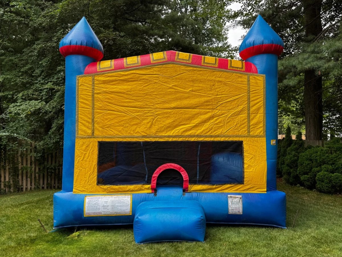 Colorful bounce house rentals for kids' parties