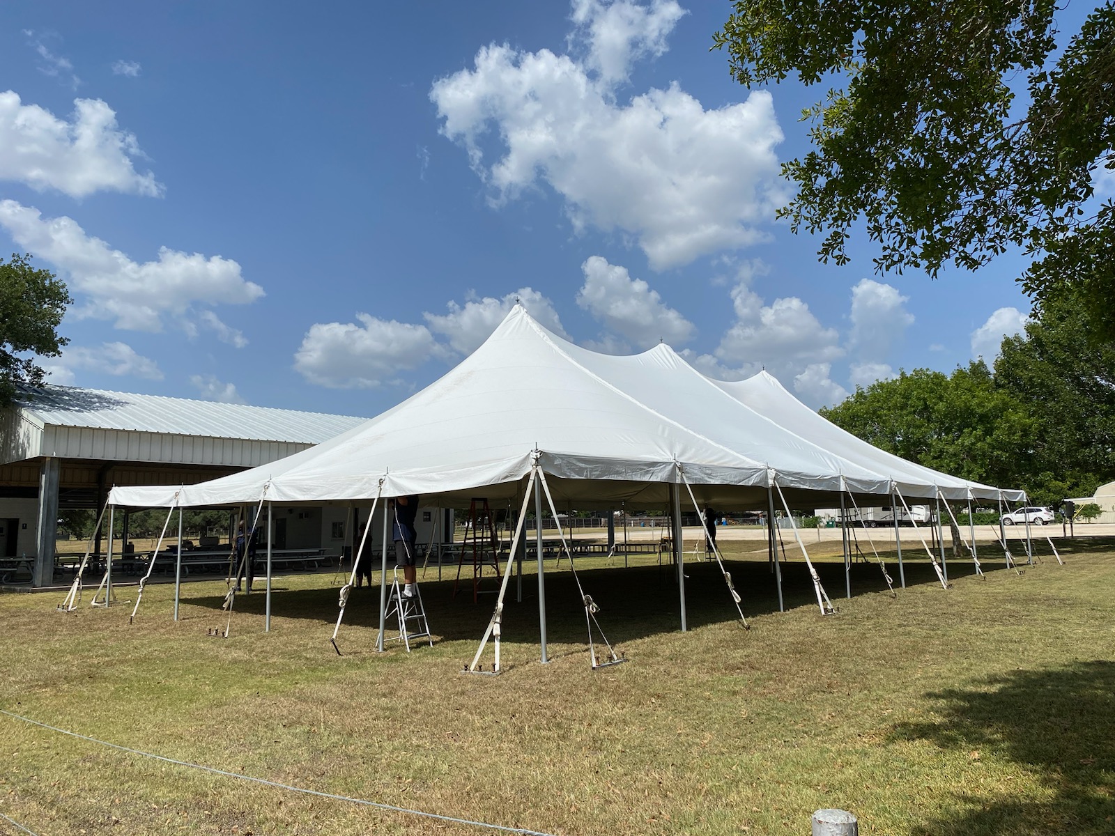40×80 Pole Tent rental