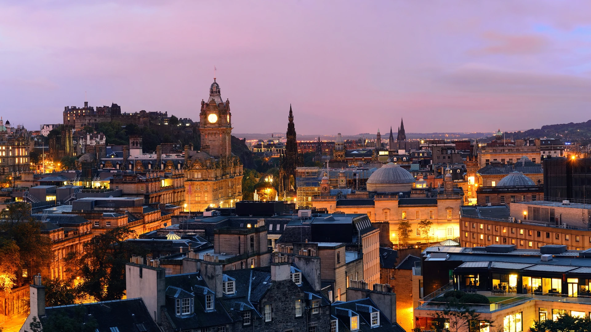 Edinburgh, UK Skyline