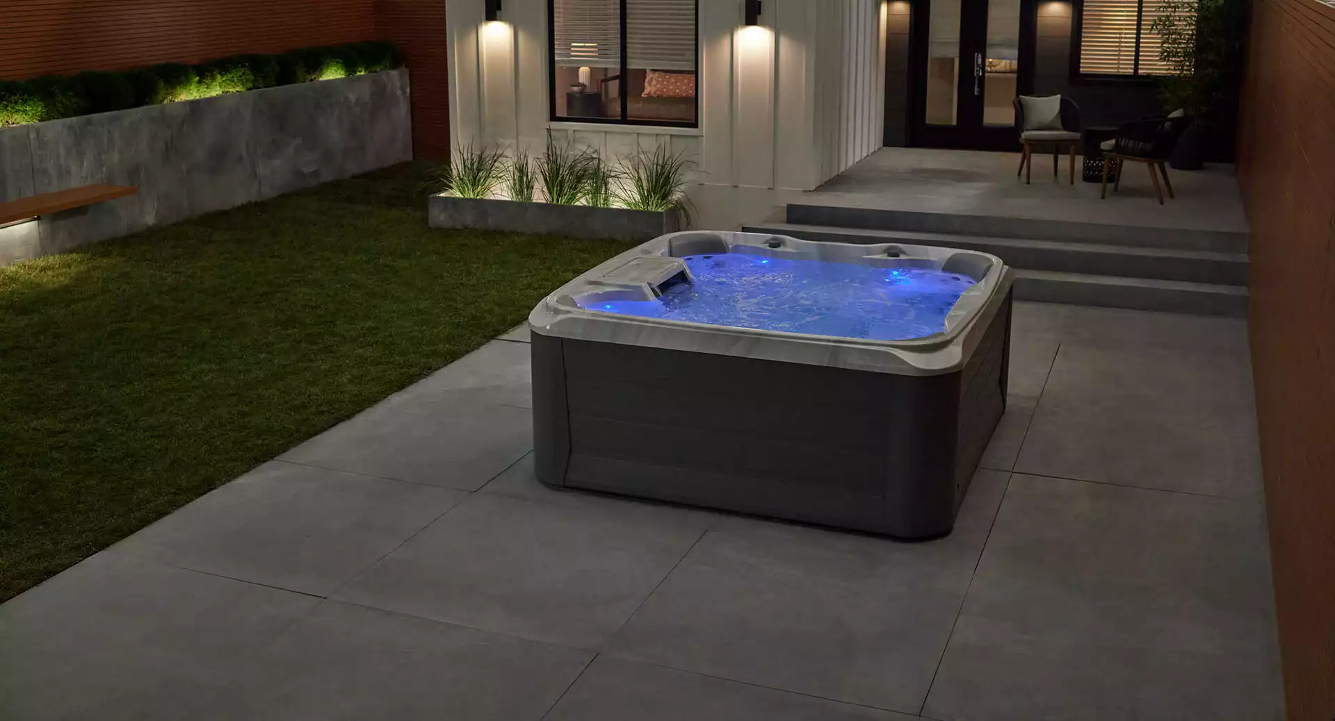 sundance spas hot tub installation outdoor