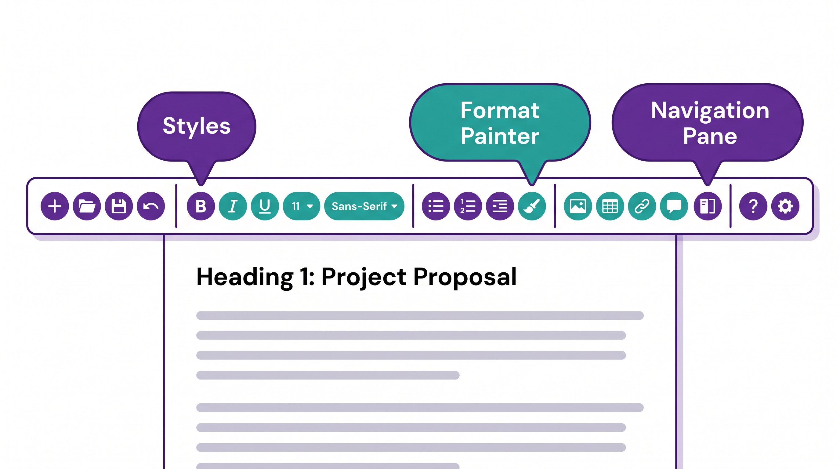 Microsoft Word productivity tips &mdash; the Styles gallery, Format Painter, and Navigation Pane in the Word ribbon