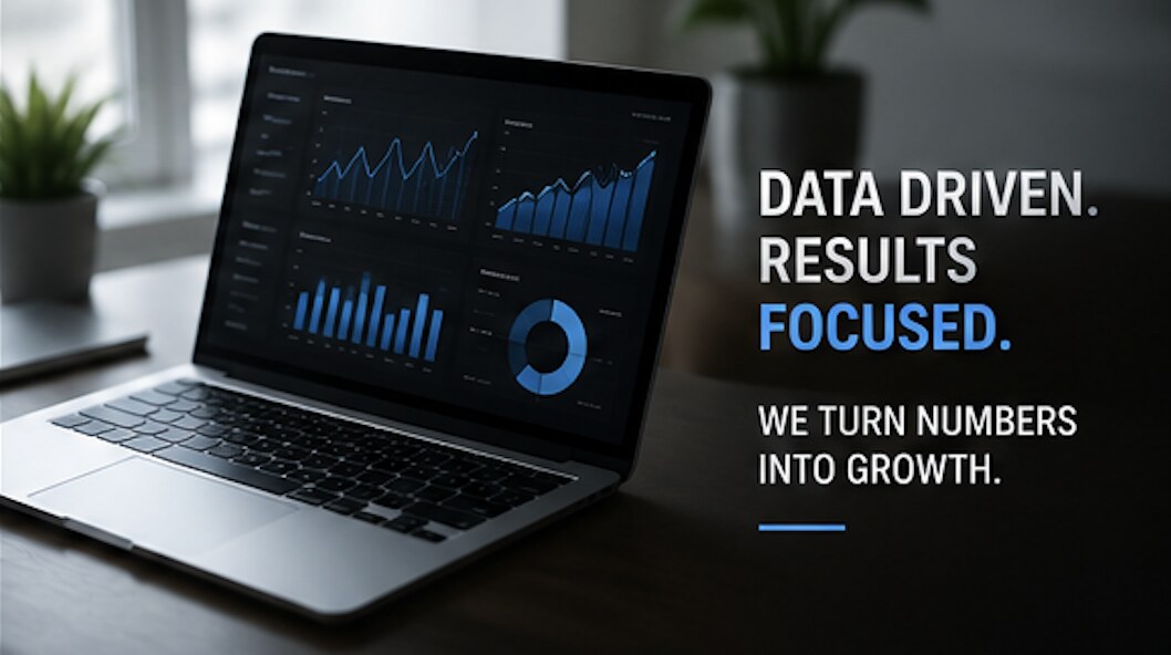 Data driven. Results focused. We turn numbers into growth.