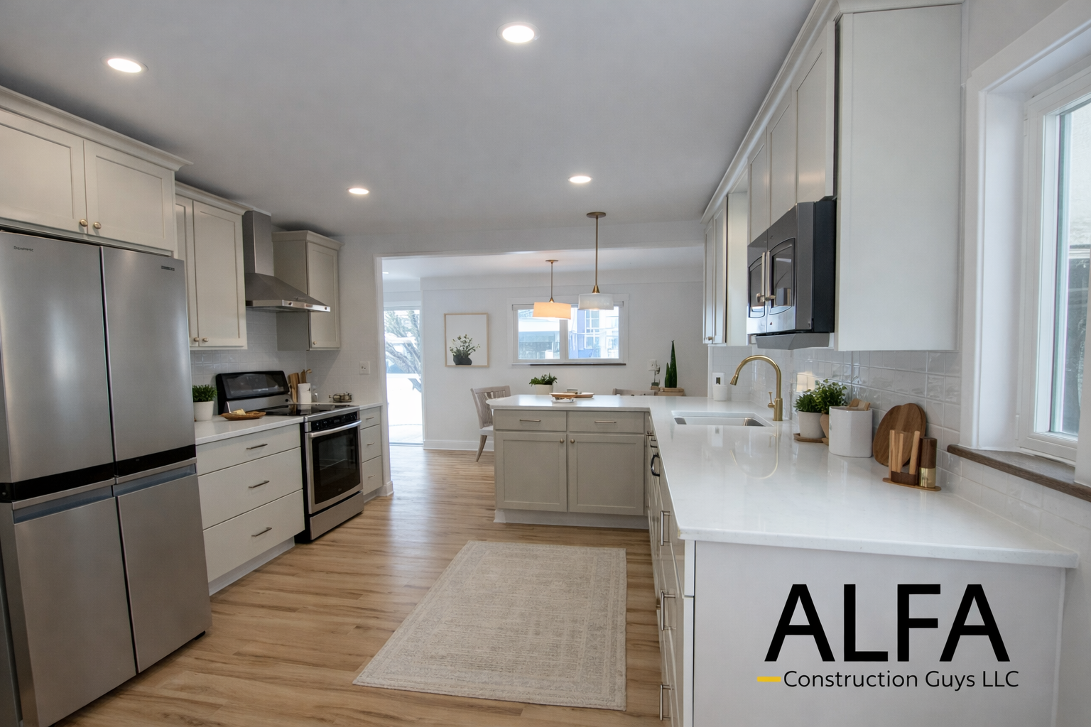 ALFA Construction kitchen and bath project