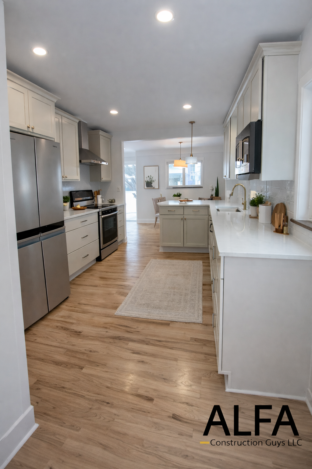 ALFA Construction kitchen and bath project