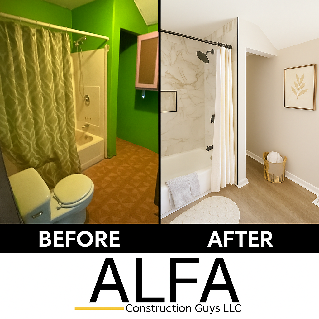 ALFA Construction kitchen and bath project