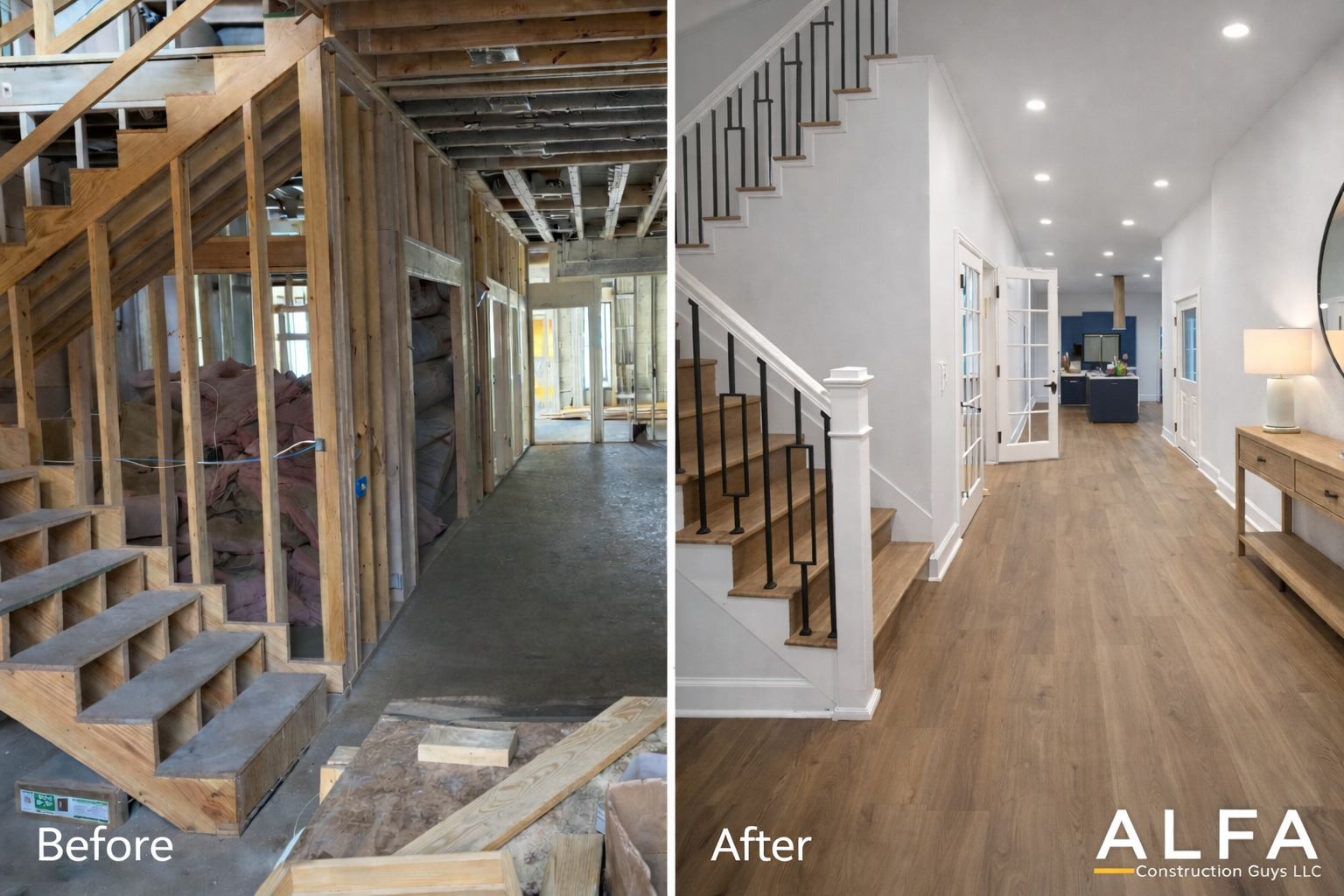 ALFA Construction kitchen and bath project