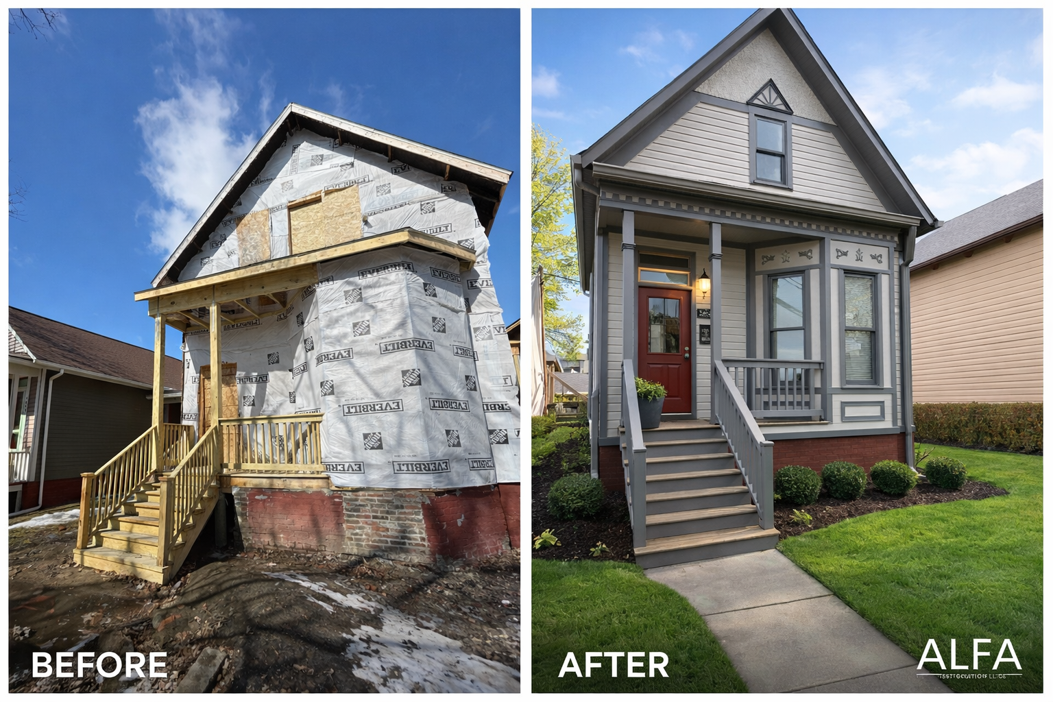 ALFA Construction kitchen and bath project