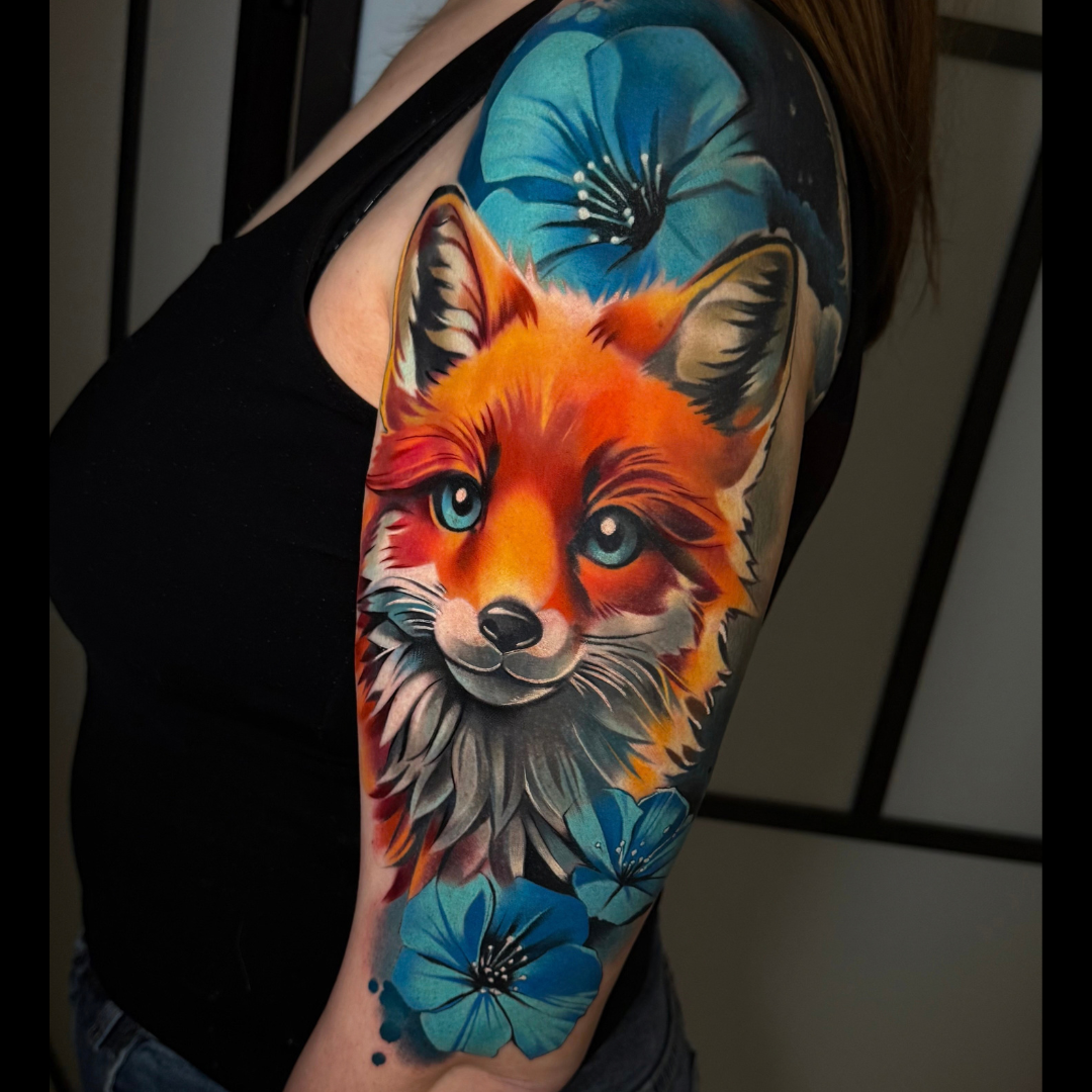 Tattoo by Santo Cuervo Tattoo Collective