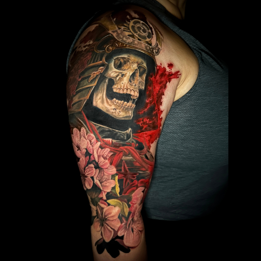 Realism tattoo by Santo Cuervo Tattoo Collective