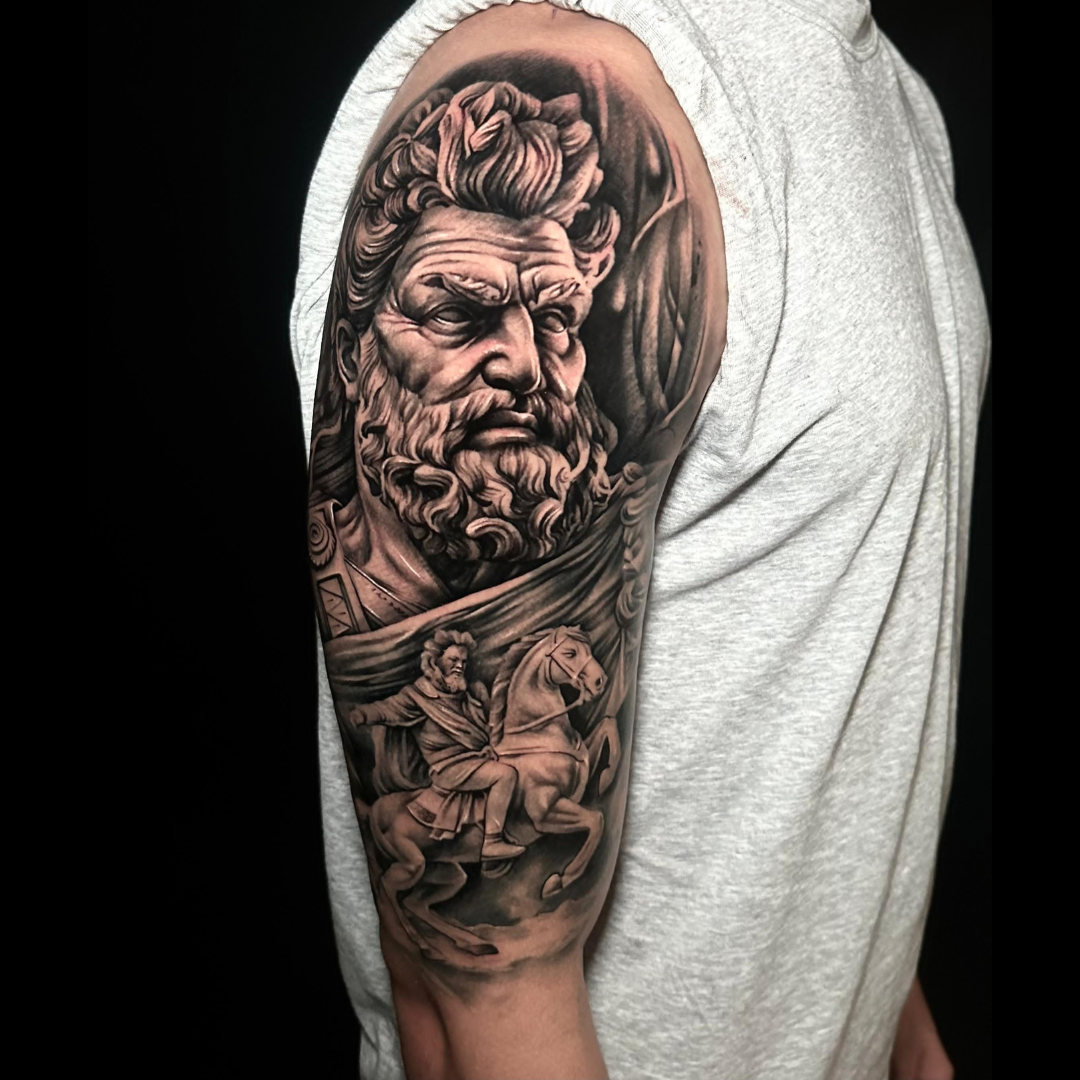Tattoo by Santo Cuervo Tattoo Collective