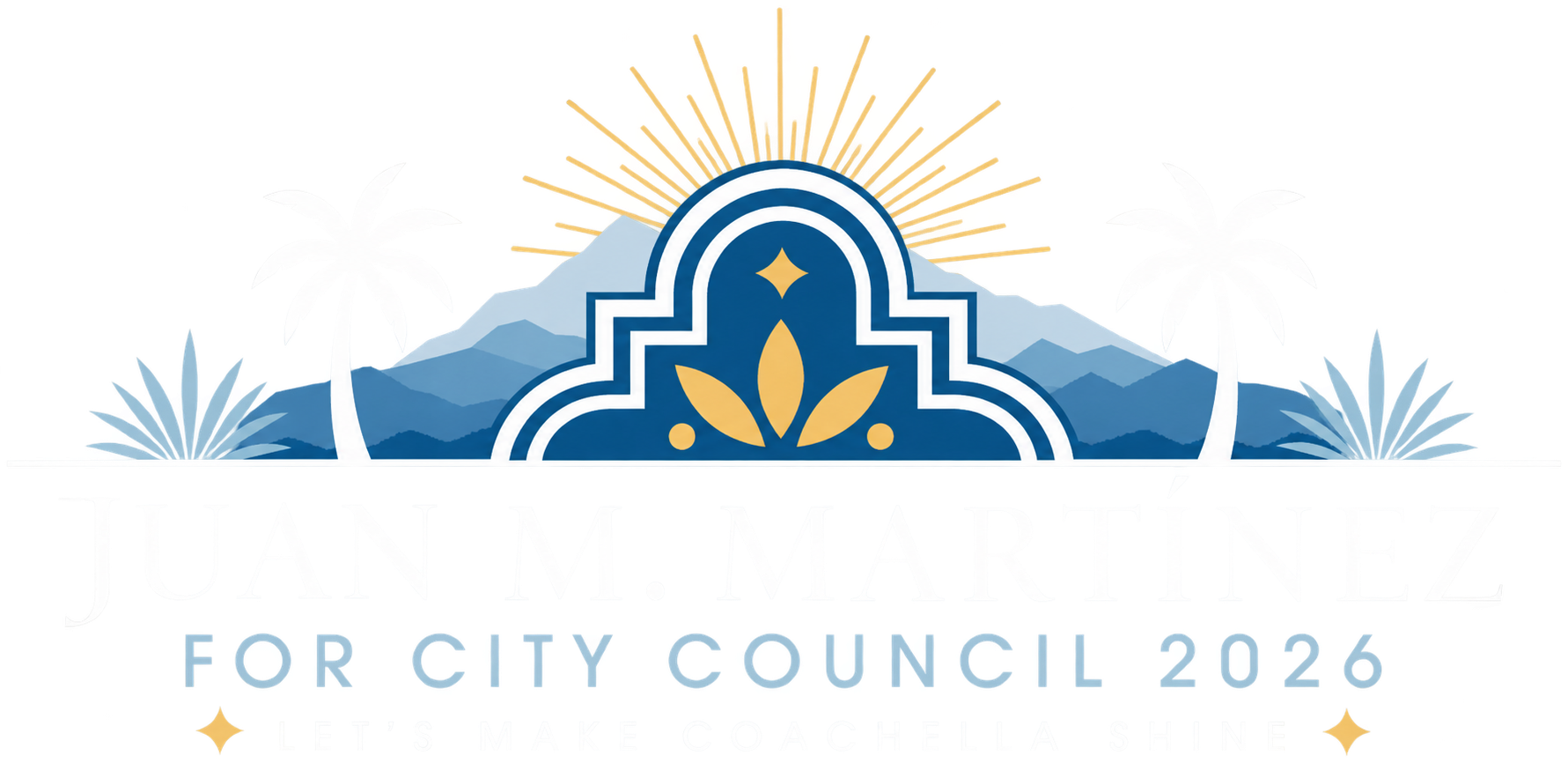 Juan M. Martínez for City Council 2026 logo