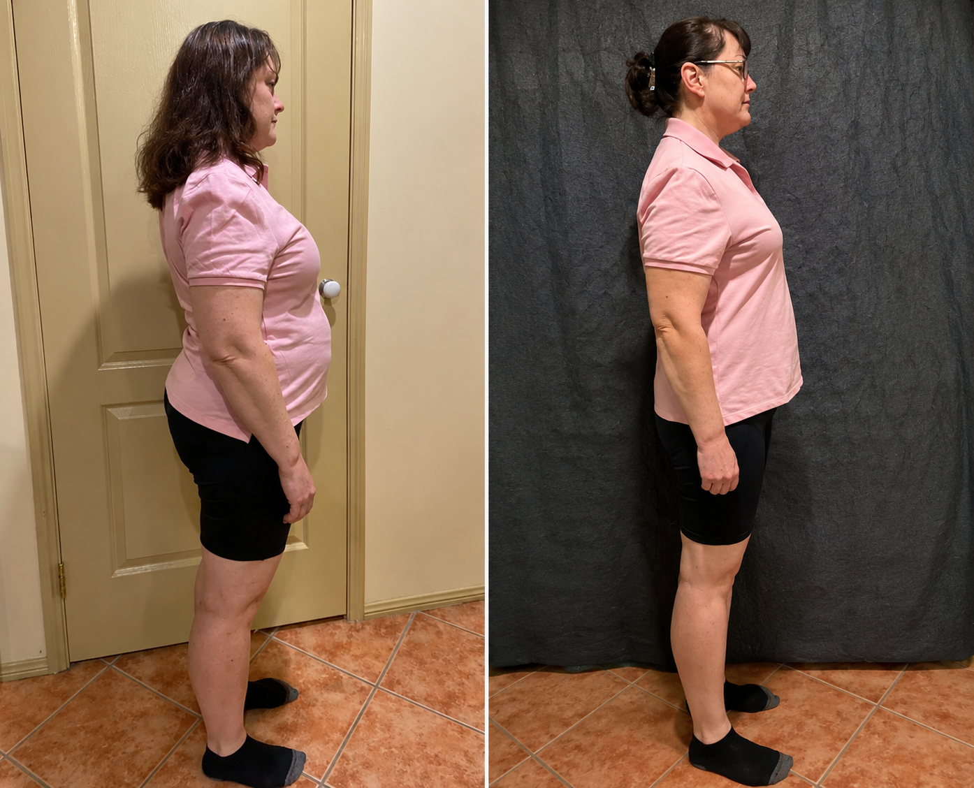 A Fitribe member's progress over her time in coaching