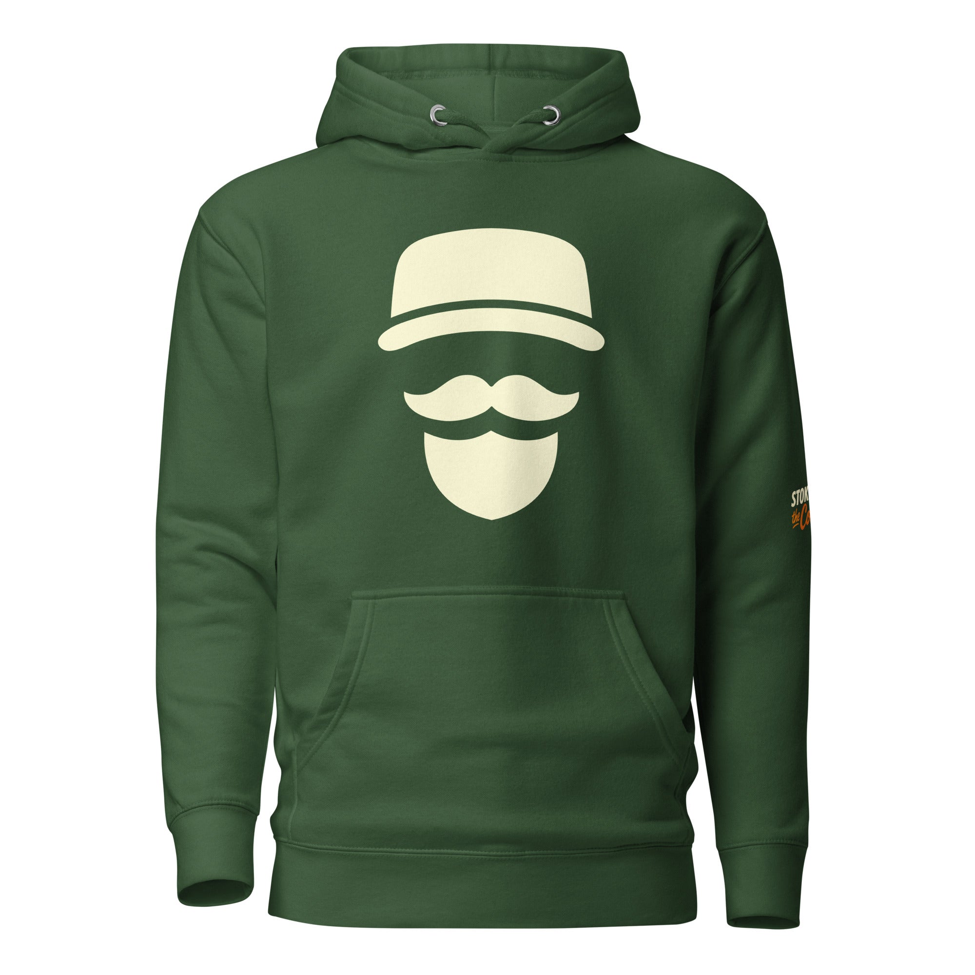 Flame Tamer Badge Premium Pullover Hoodie — Forest Green