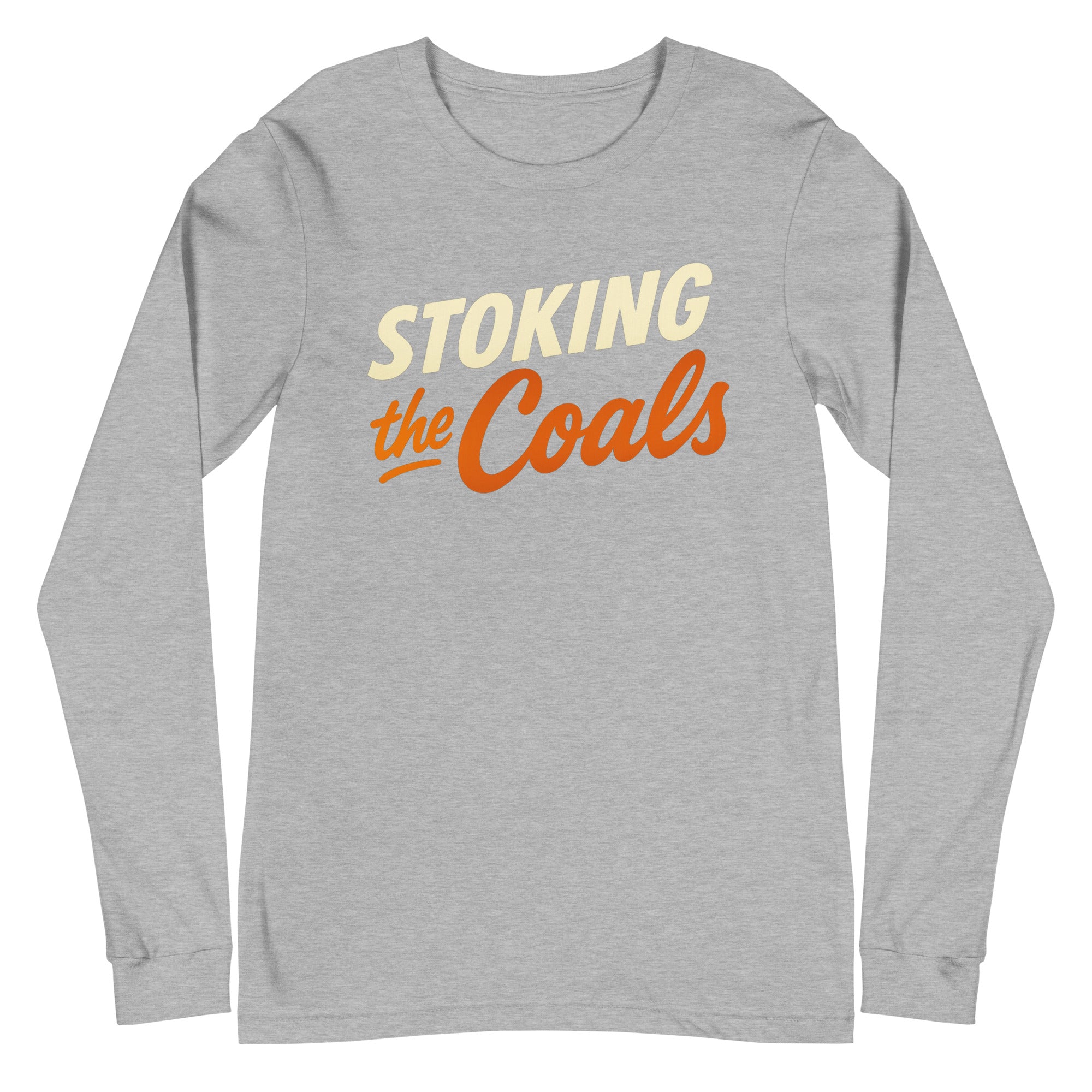 Stoking the Coals Long Sleeve Tee — Athletic Heather