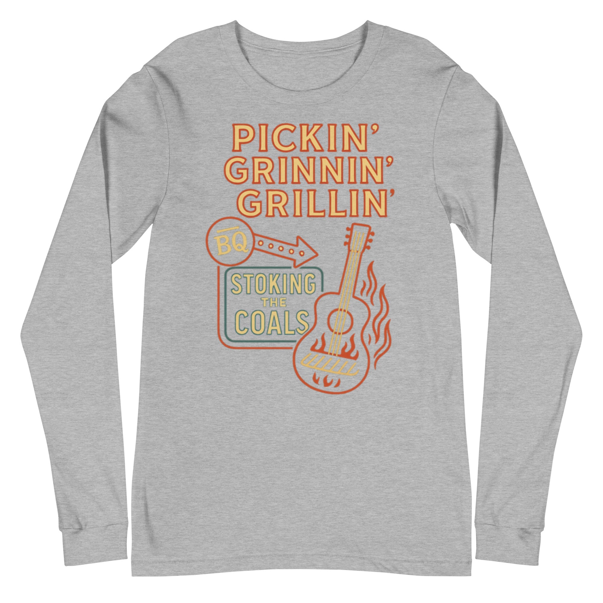 Picking Grinning Grilling Long Sleeve Tee