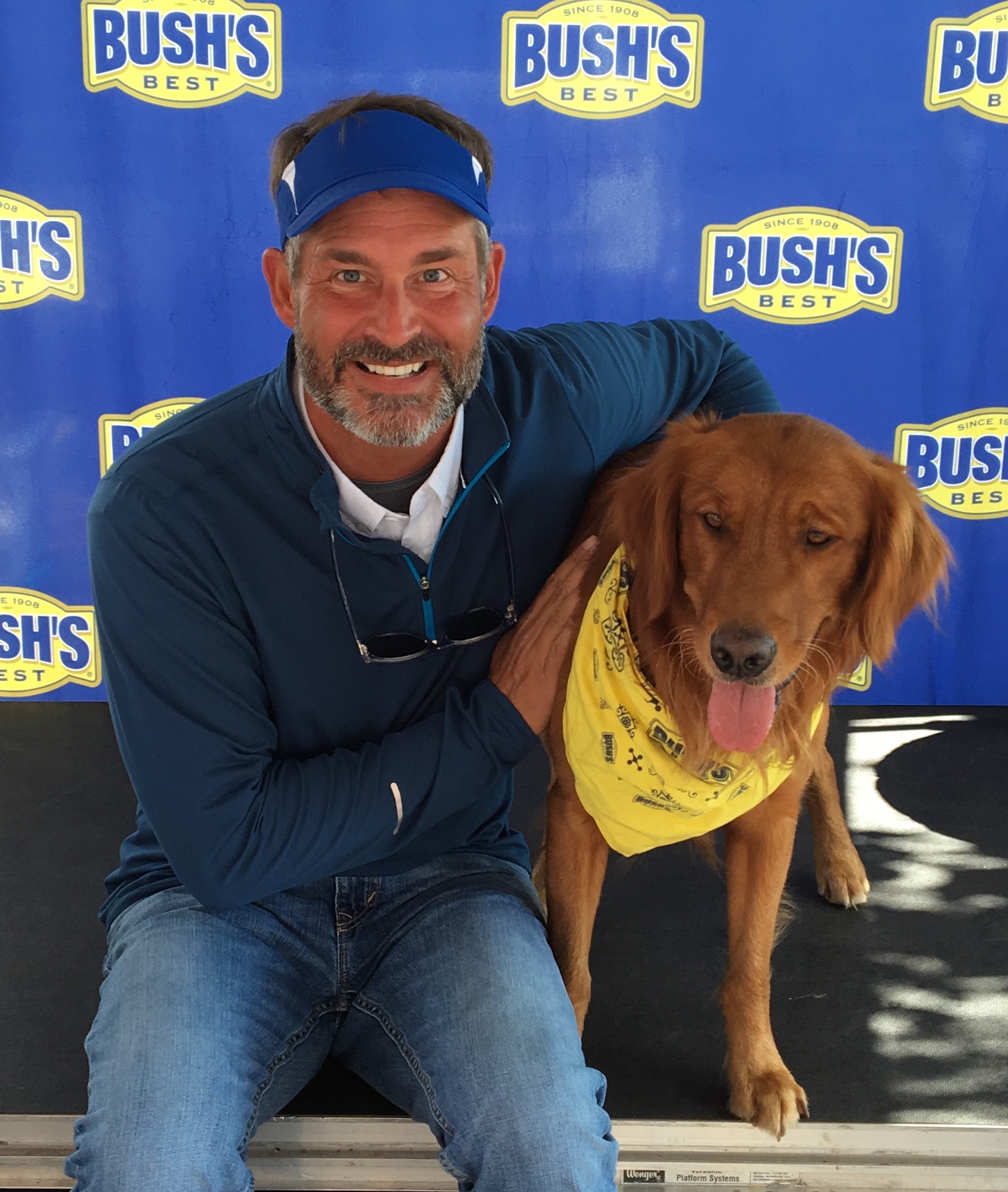 Michael at a brand activation