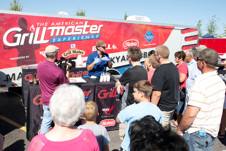 Michael at the American Grillmaster Experience