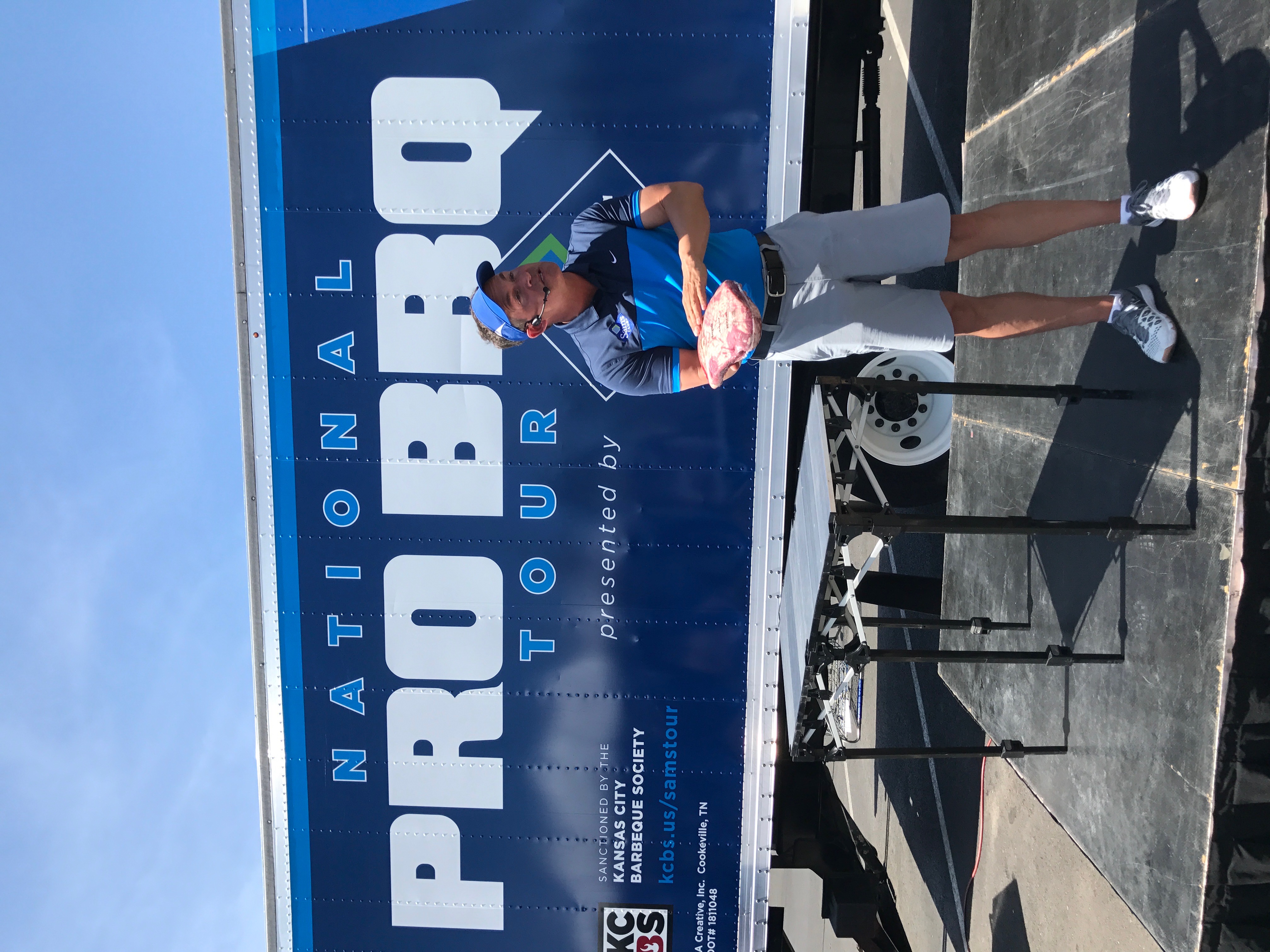 Michael presenting at the National Pro BBQ Tour