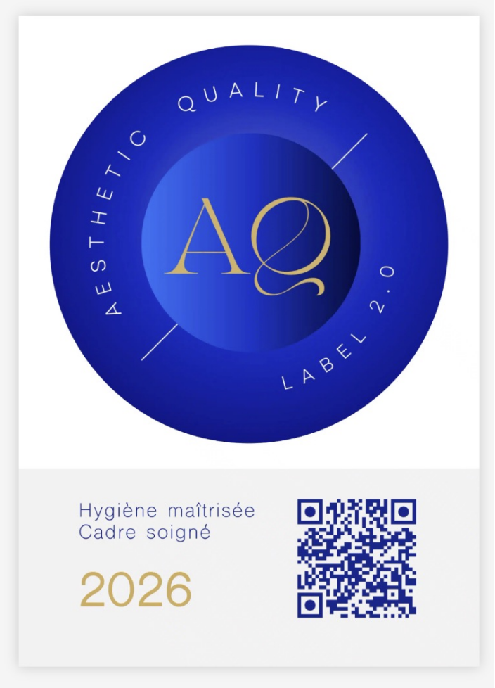 Plaquette officielle Aesthetic Quality Label 2026