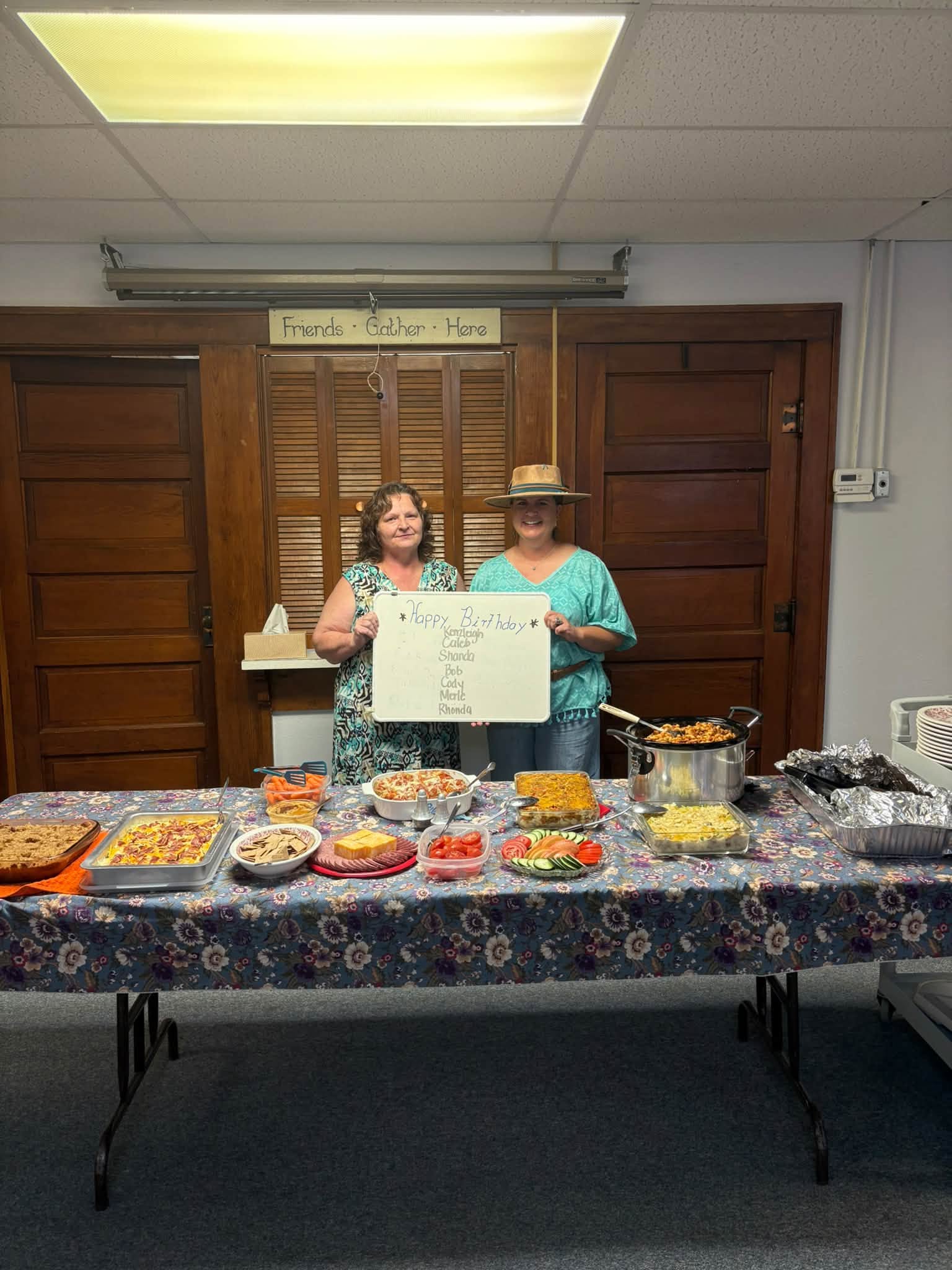 Fellowship and a monthly birthday celebration