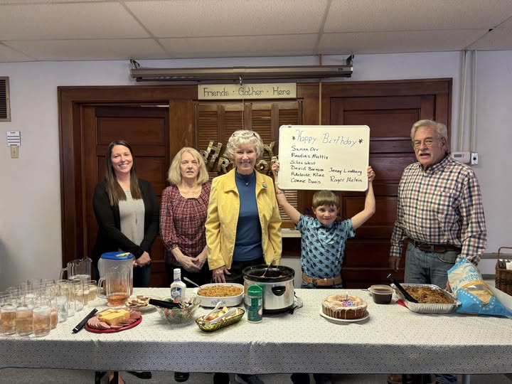 Fellowship and a monthly birthday celebration