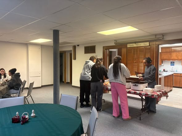 We had the privilege of hosting the CCC Women's Basketball team for supper this evening at the Church