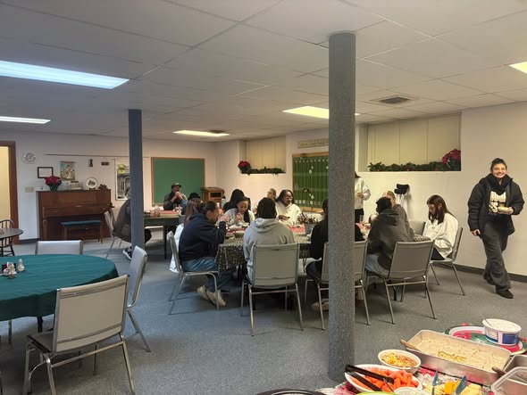 We had the privilege of hosting the CCC Women's Basketball team for supper this evening at the Church