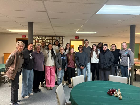 We had the privilege of hosting the CCC Women's Basketball team for supper this evening at the Church