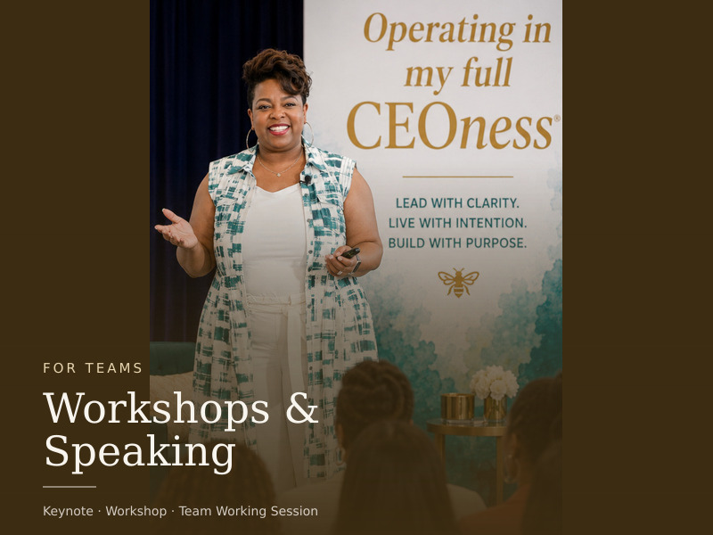 Workshops & Speaking
