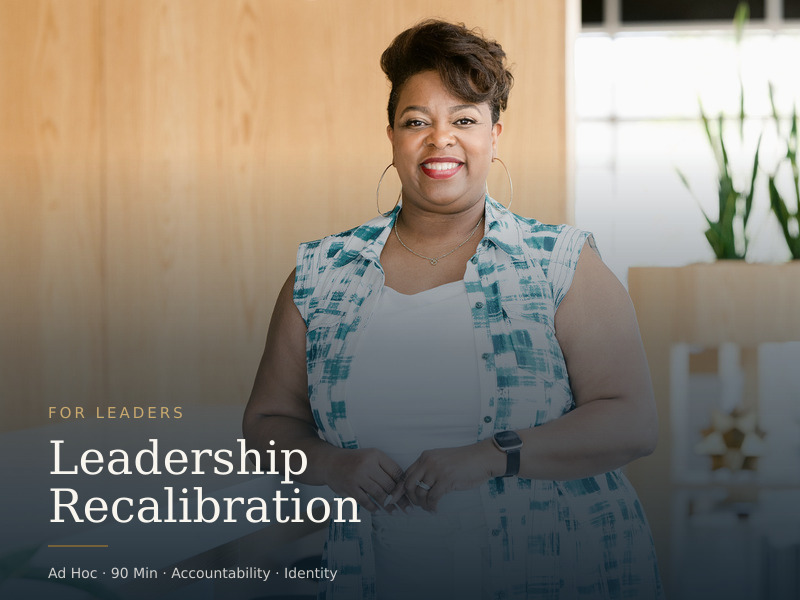 Leadership Recalibration