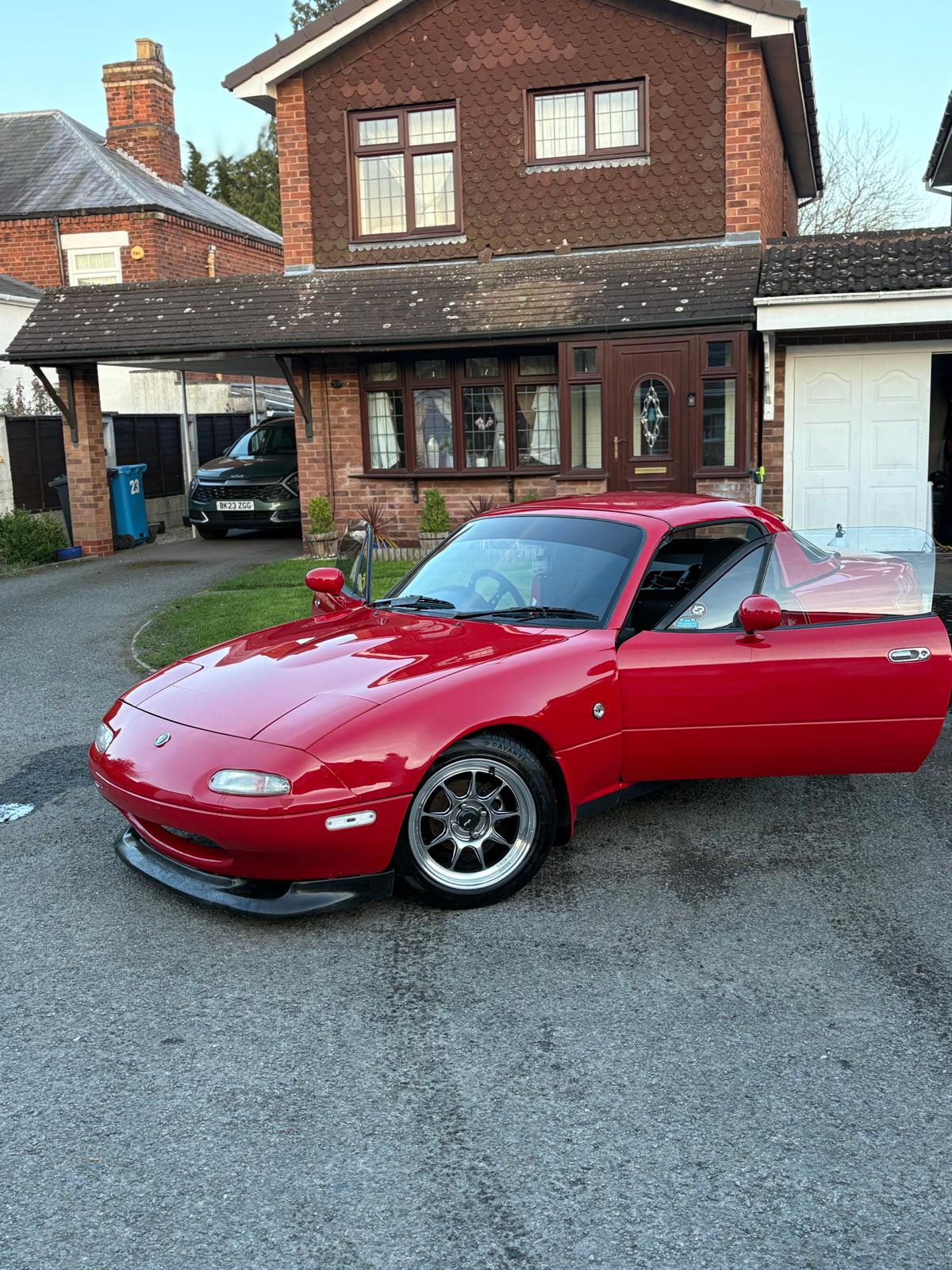 Premium red sports car