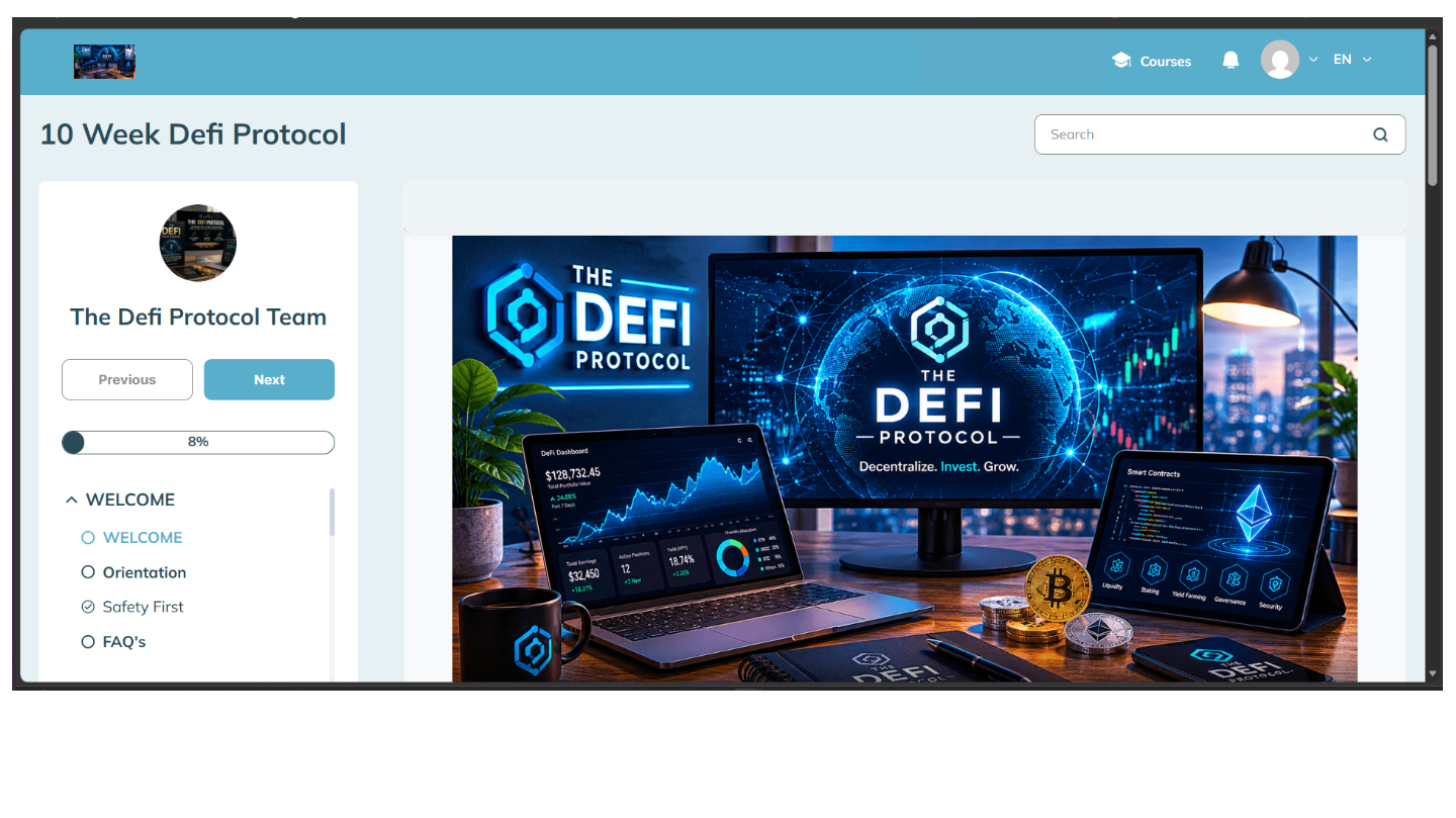 The DeFi Protocol Course System