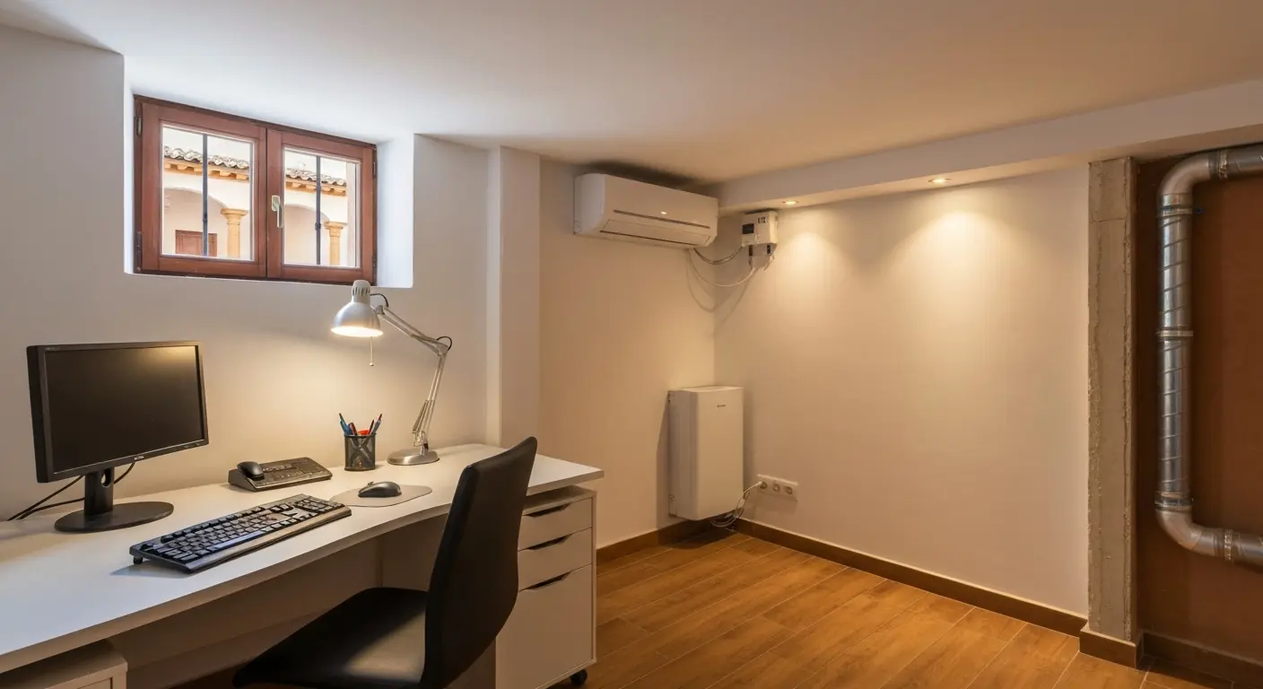 Home office basement