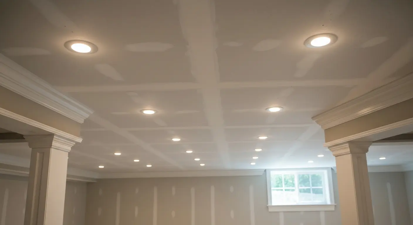 Recessed ceiling lighting installation