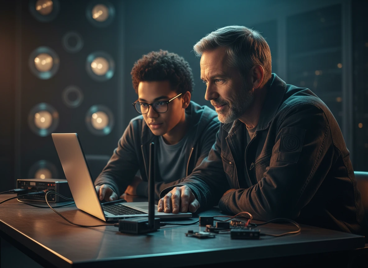 Toby Reynolds providing 1-on-1 mentorship and wireless mastery coaching