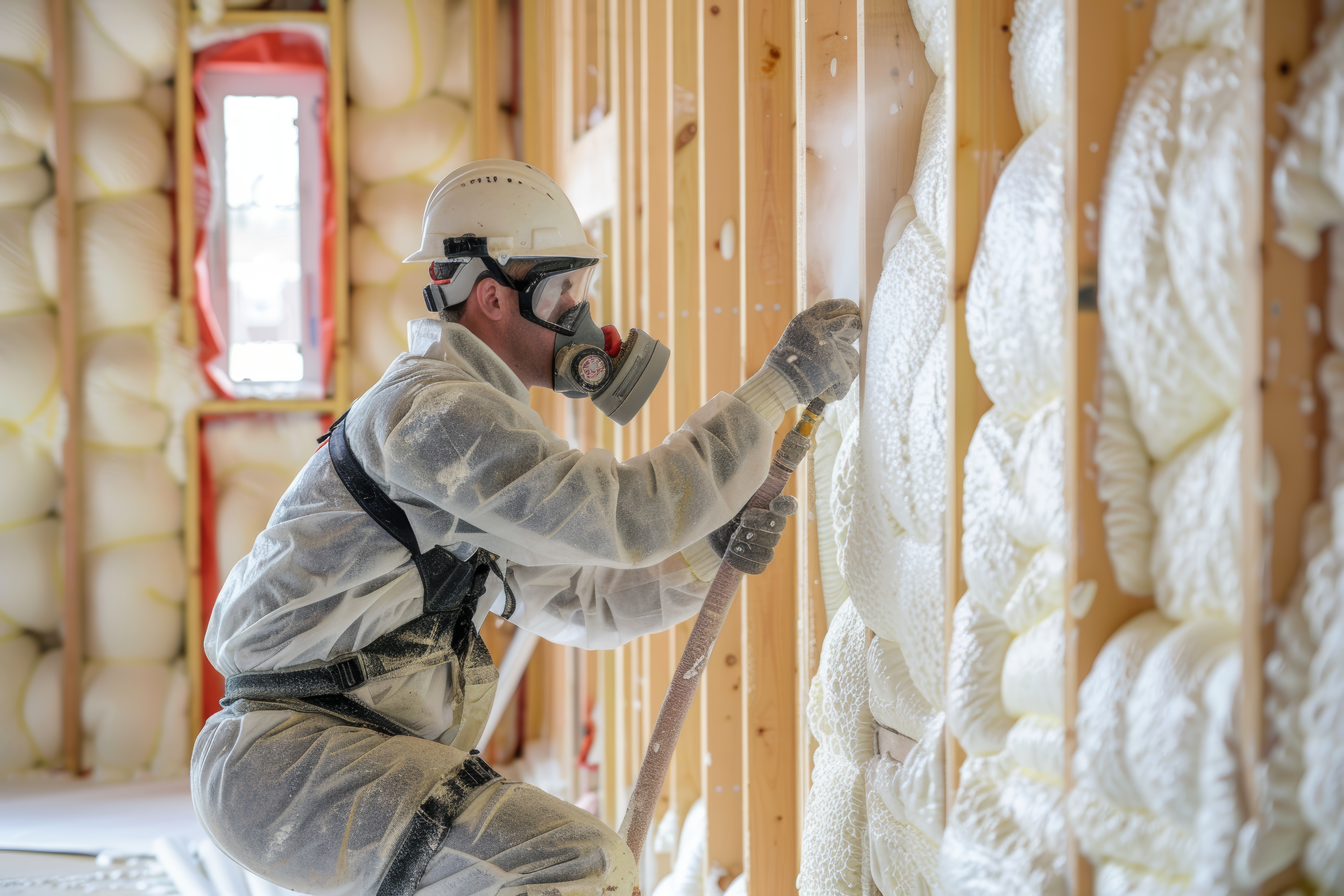 Attic spray foam insulation project in DMV