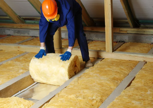 Crawl space insulation project