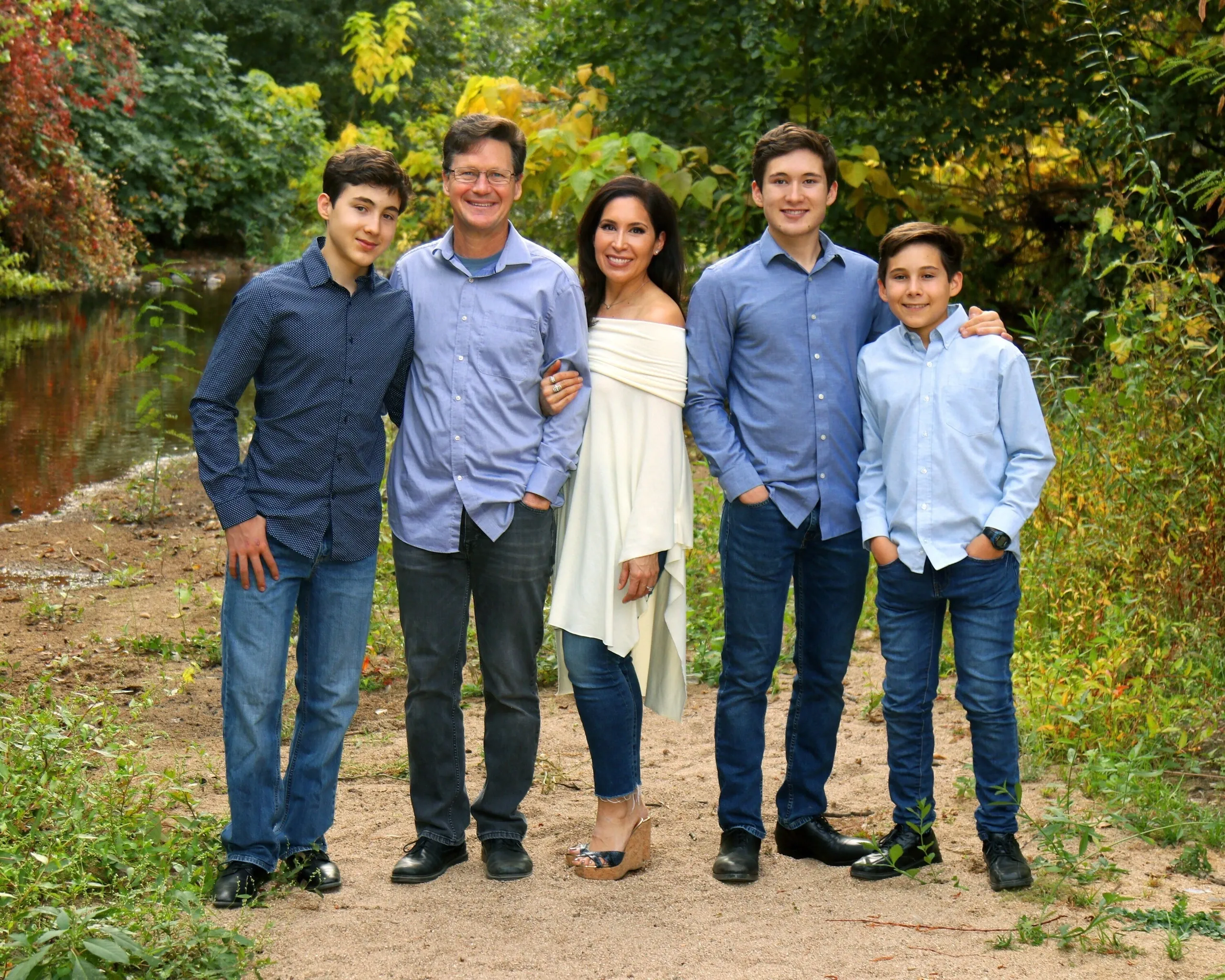 Paulina Ferrari with her family