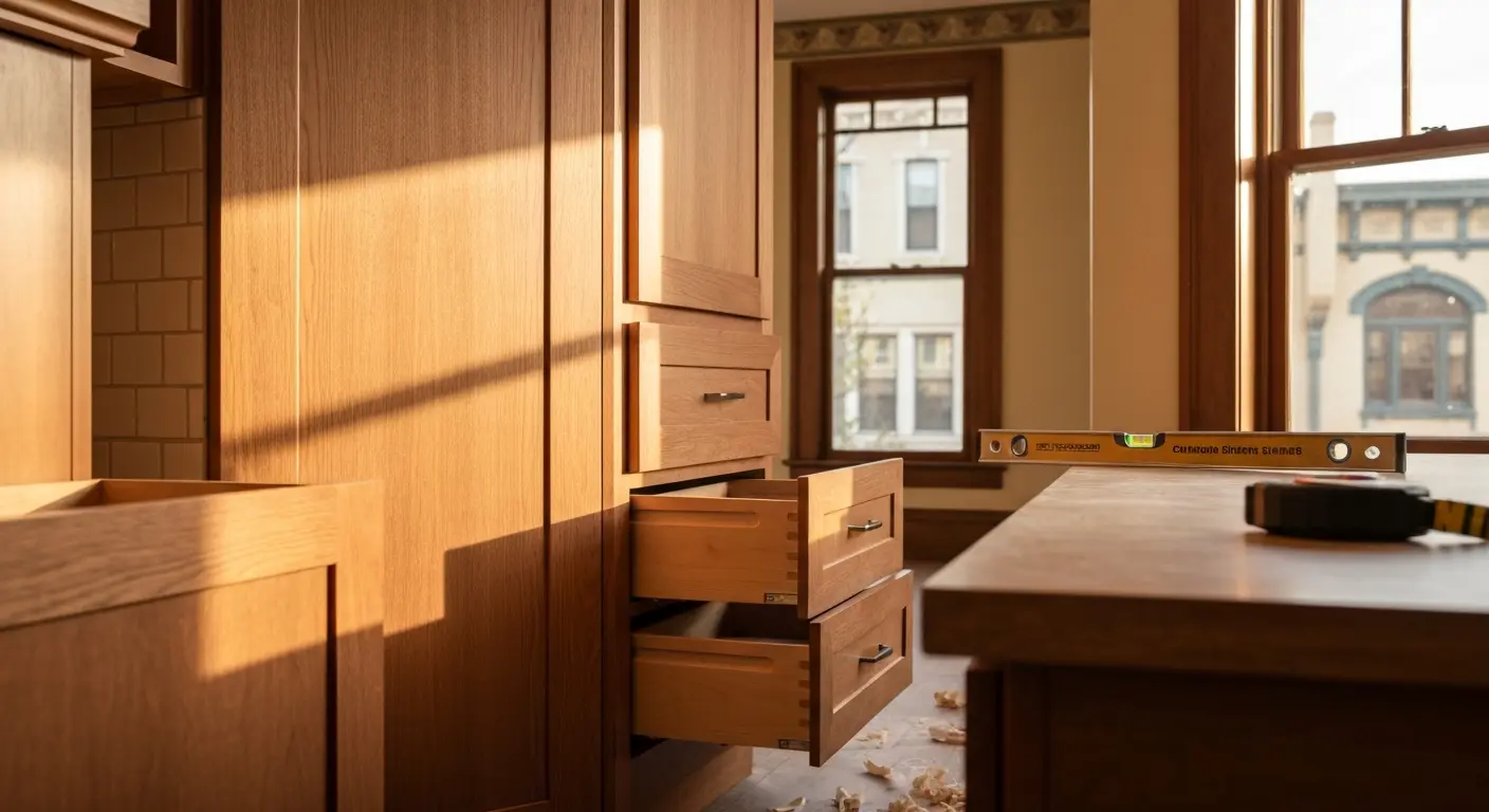 Custom kitchen cabinets