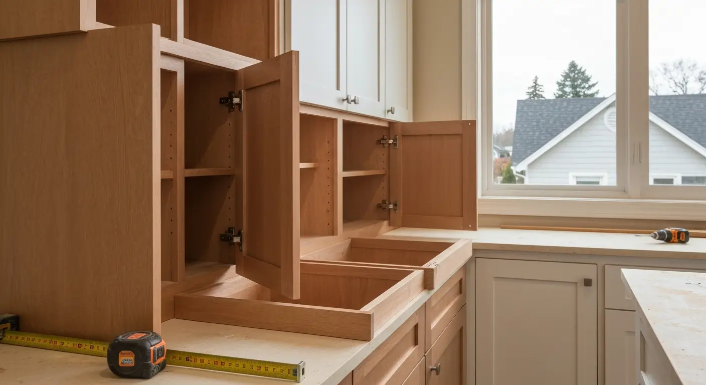 Kitchen cabinet installation