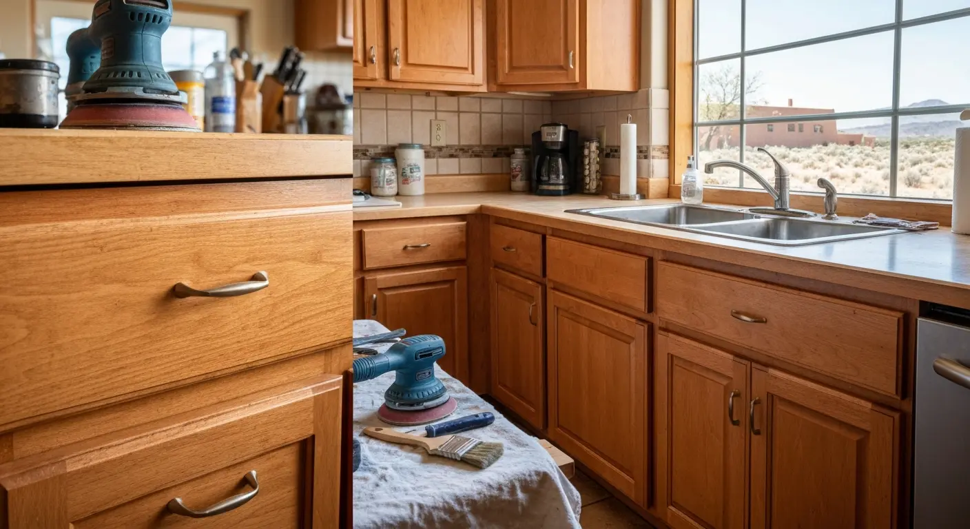 Cabinet refinishing and refacing service