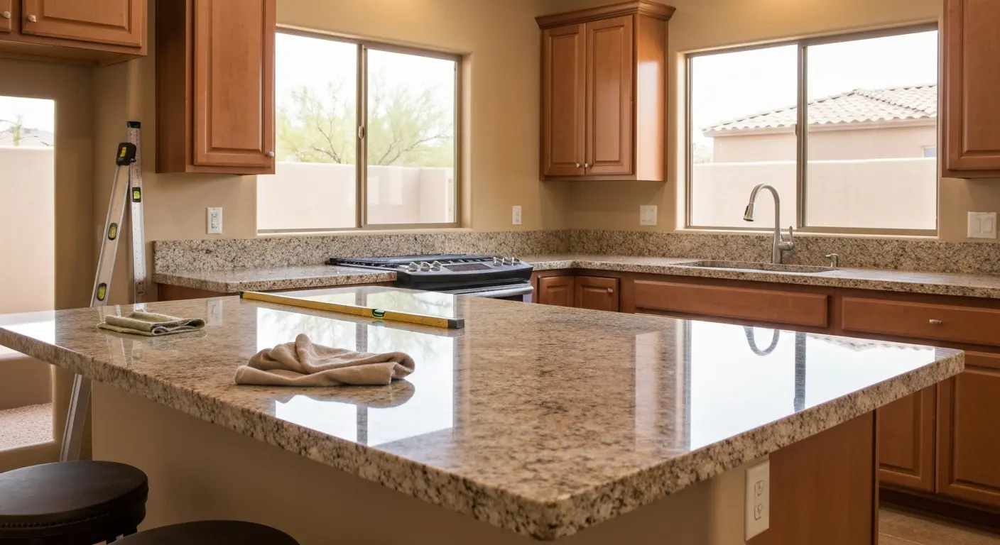 Kitchen countertop installation in Peoria
