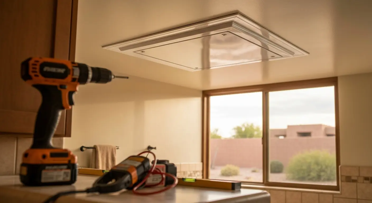 Exhaust fan installation