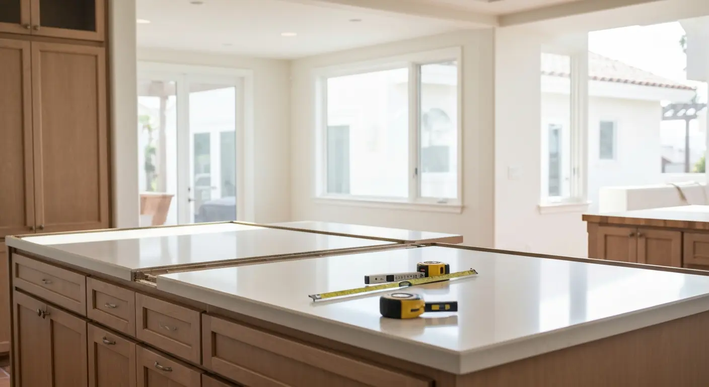 Kitchen island design and installation