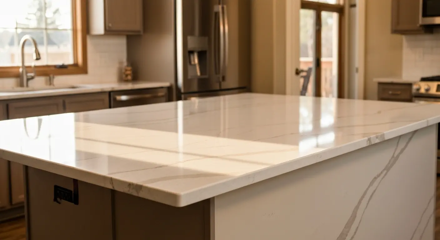 Kitchen island and countertop design
