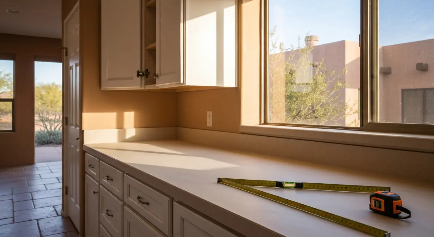 Kitchen cabinet installation