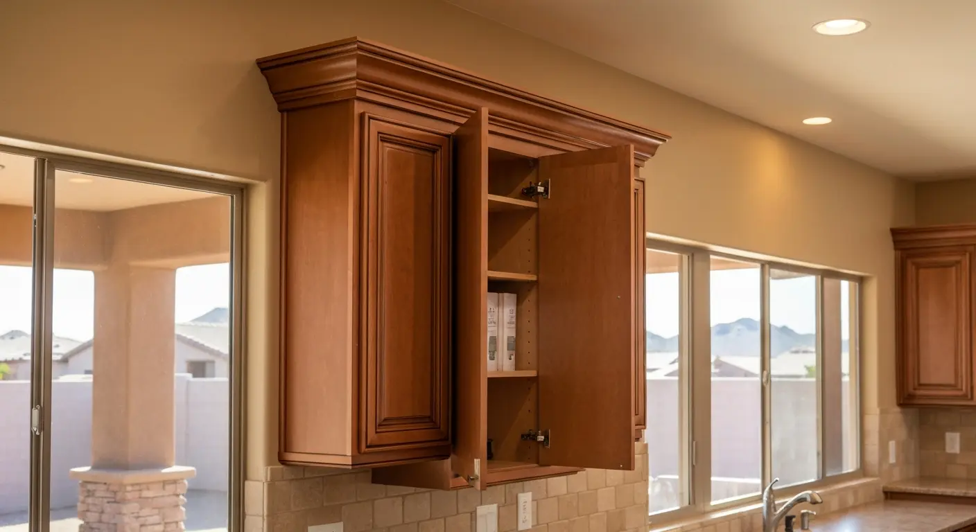Custom cabinet installation