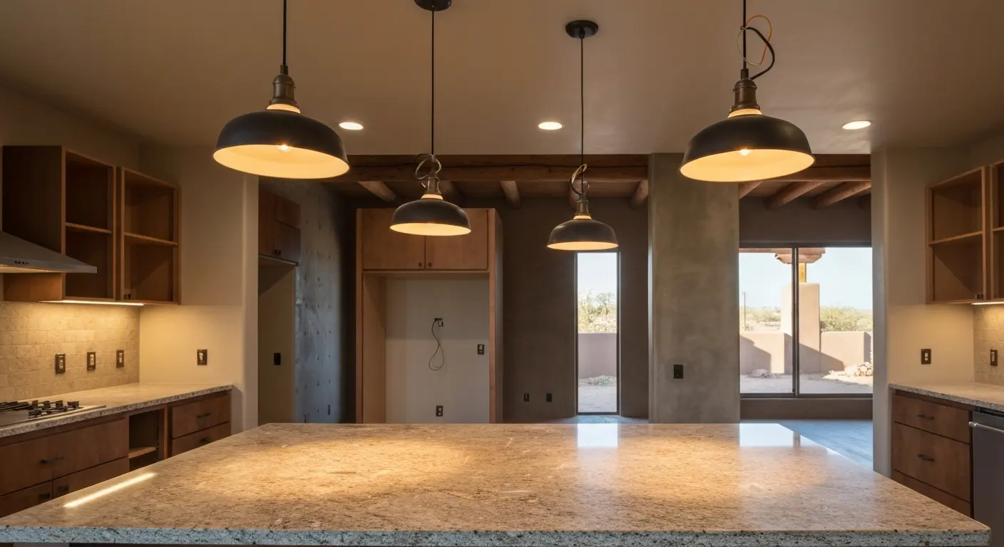 Kitchen pendant lighting