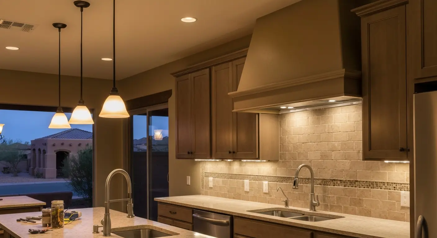 Kitchen lighting design