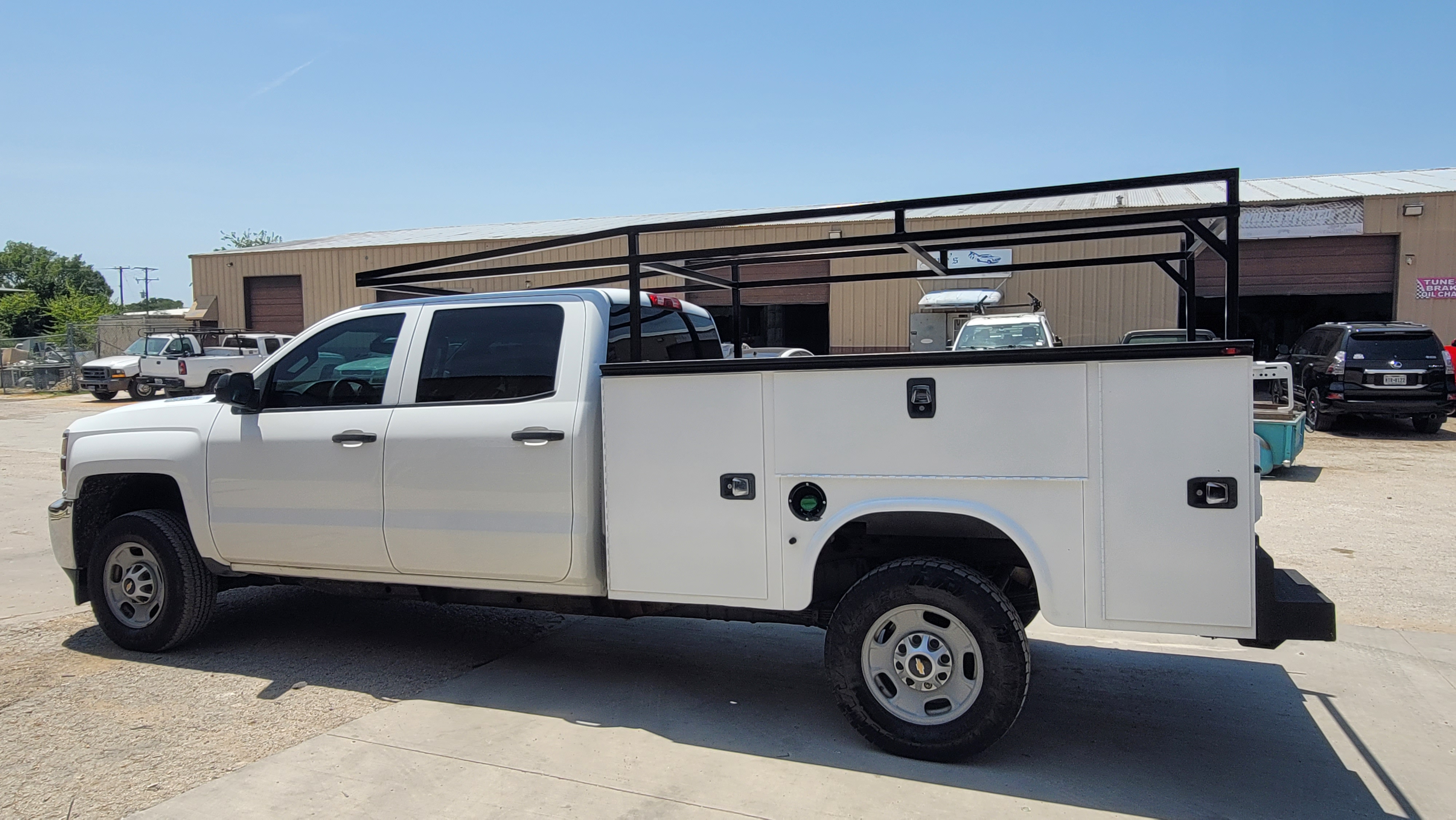 Longhorn Upfitters Fully Refurbed and Upfitting on Service Body